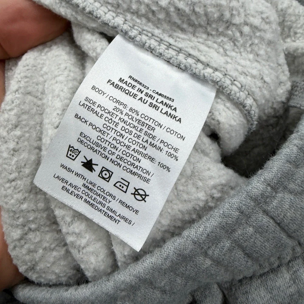 Nike Mens Fleece Jogger Sweatpants Heather Gray Small Drawstring BV2671-063‎